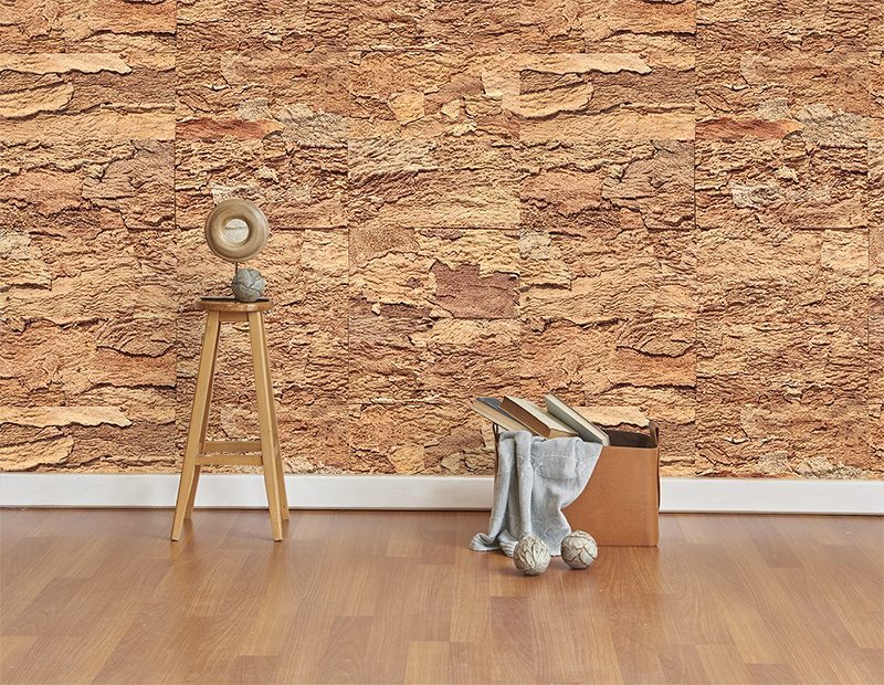 eco clay cork wall panels tiles sound isolation livign room soundproofing interior wall